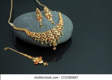 indian traditional gold necklace set