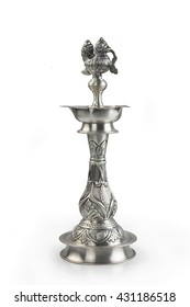      Indian Traditional Metal Oil Lamp 