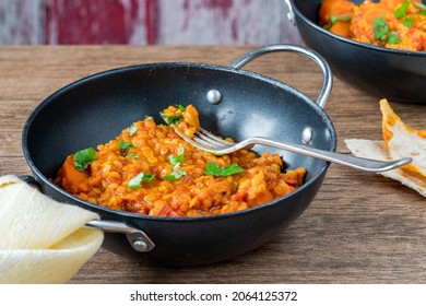 Indian Vegetarian Red Lentil Dhal Curry