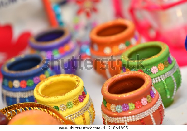 Indian Wedding Pots Stock Photo Edit Now 1121861855