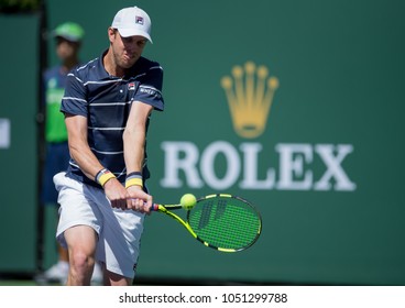 INDIAN WELLS, CA - MAR 05-18: Sam Querrey At The BNP PARIBAS OPEN Tennis Tournament In Indian Wells, CA On March 16, 2018