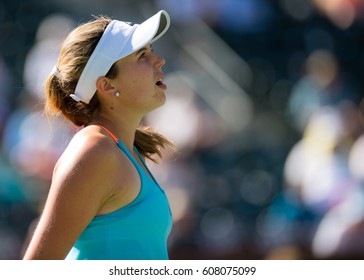 INDIAN WELLS, UNITED STATES - MARCH 12 : Kayla Day At The 2017 BNP Paribas Open WTA Premier Mandatory Tennis Tournament