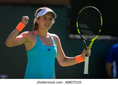 INDIAN WELLS, UNITED STATES - MARCH 12 : Kayla Day At The 2017 BNP Paribas Open WTA Premier Mandatory Tennis Tournament