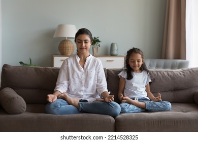 68 Indian Mother Daughter Meditation Images, Stock Photos & Vectors ...