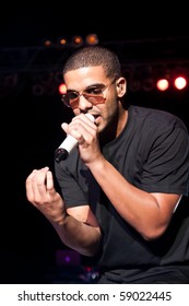 INDIANAPOLIS - AUGUST 13: Hip Hop/ Rap Artist Drake Performs On Stage At The Indiana State Fair On August 13, 2010 In Indianapolis, Indiana