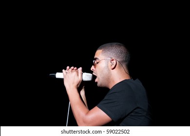 INDIANAPOLIS - AUGUST 13: Hip Hop/ Rap Artist Drake Performs On Stage At The Indiana State Fair On August 13, 2010 In Indianapolis, Indiana