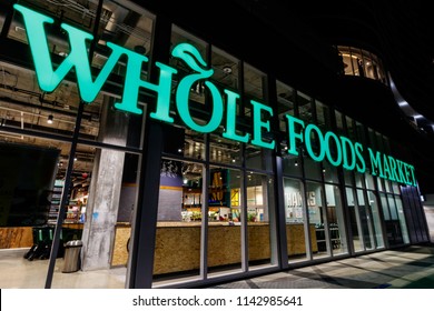 Indianapolis - Circa July 2018: Whole Foods Market. Amazon Is Expanding Whole Foods Delivery In Different US States VI