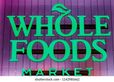 Indianapolis - Circa July 2018: Whole Foods Market. Amazon Is Expanding Whole Foods Delivery In Different US States V