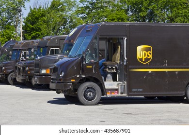 Indianapolis - Circa June 2016: United Parcel Service Location. UPS is the World's Largest Package Delivery Company IV