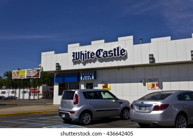 Indianapolis - Circa June 2016: White Castle Hamburger Location. White Castle Serves 2 By 2 Inch Sliders II