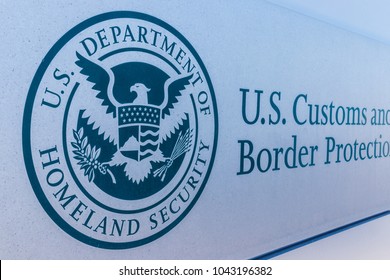 Indianapolis - Circa March 2018: Customs And Border Protection Revenue Division. CBP Is A Federal Law Enforcement Agency Of The U.S. Department Of Homeland Security II