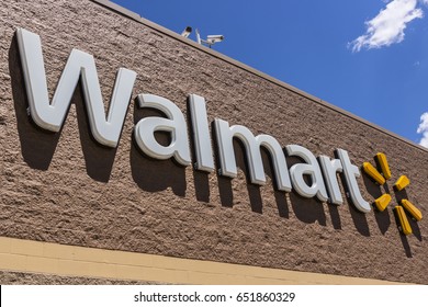 Indianapolis - Circa May 2017: Walmart Retail Location. Walmart is an American Multinational Retail Corporation XIII