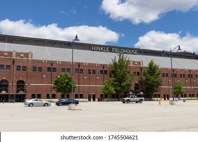 Indianapolis - Circa May 2020: Hinkle Fieldhouse On The Campus Of Butler University. It Is Home To The Butler University Bulldogs Basketball Team.