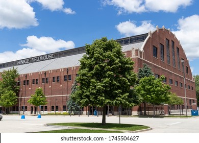 Indianapolis - Circa May 2020: Hinkle Fieldhouse On The Campus Of Butler University. It Is Home To The Butler University Bulldogs Basketball Team.