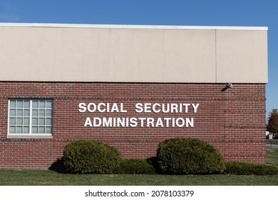 Indianapolis - Circa November 2021: Social Security Administration Branch. The SSA Administers Retirement, Disability, And Survivors Benefits.