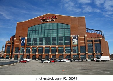 INDIANAPOLIS - DEC 1: Lucas Oil Stadium Home Of The Indianapolis Colts Will Be Host Stadium For Super Bowl XLVI December 1, 2011 In Indianapolis, IN