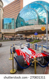 INDIANAPOLIS, INDIANA, April 14 : Downtown Indianapolis On April 14, 2015. Indianapolis Was Founded In 1821 As A Planned City For The New Seat Of Indiana's State Government