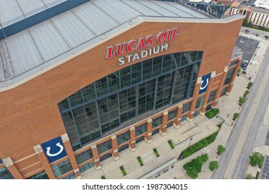 Indianapolis, Indiana May 22, 2021
Lucas Oil Stadium Home Of The NFL Indianapolis Colts.