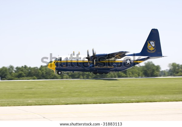 Indianapolis June 5 Blue Angels C130 Stock Photo Edit Now 31883113