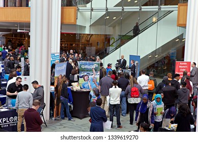 INDIANAPOLIS, IN - MARCH 2019: Mayor Joe Hogsett Delivering A Speech At The 