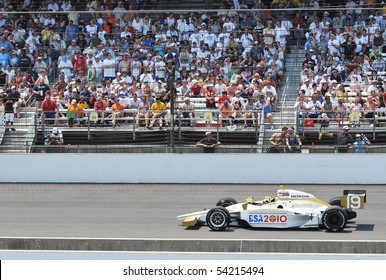 INDIANAPOLIS, IN - MAY 30: Indy Car Driver Alex Lloyd Is Running In The Indy 500 Race May 30, 2010 In Indianapolis, IN