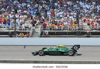 INDIANAPOLIS, IN - MAY 30: Indy Car Driver Takuma Sato Is Running In The Indy 500 Race May 30, 2010 In Indianapolis, IN