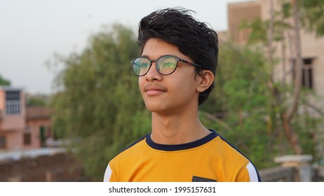 India,rajasthan,sikar,reengus,may2021,An Adorable Young Indian Boy Day Dreaming