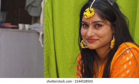 India,Rajasthan,Sikar,Thoi,February2022,indian girl in her wedding ceremony.