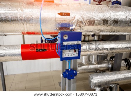 indicator temperature control in the boiler room