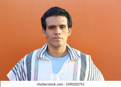 Indigenous South American Man Portrait 