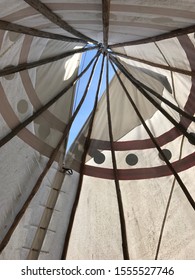 Indigenous Teepee Inside, Winnipeg Canada