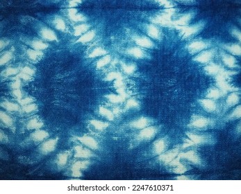 Indigo Dye Fabric Products of Northeast in Thailand 