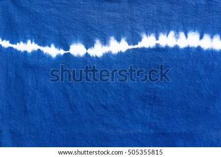 indigo tie dyed pattern abstract background.
