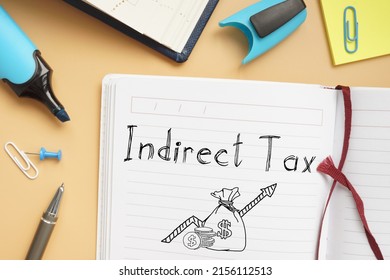 Indirect Tax Is Shown Using A Text