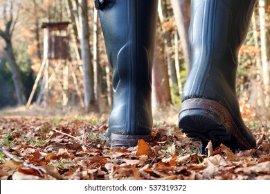 hunting gumboots