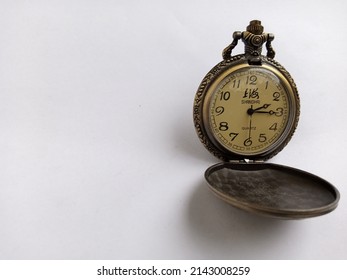 Indonesia 2021 September 21, Pontianak. Old Classic Pocket Watch Collection Souvenir 