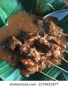 Indonesia Grilled Satay  Or Known As Padang Satay