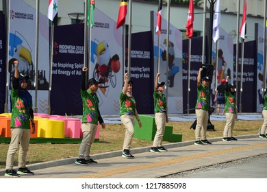 INDONESIA, October 6-13, 2018 : Asian Festival, Asian Para Games 2018 At JAKARTA, INDONESIA