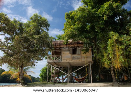 Indonesia Togian Island Palmtree Beachhouse Asia