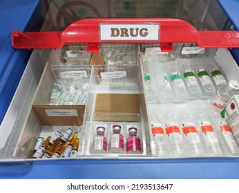 Indonesia-Makassar August 2022, Emergency Medicine Storage Cabinet