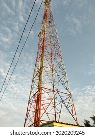 Indonesian Cell Tower Red White Stock Photo 2020209245 | Shutterstock