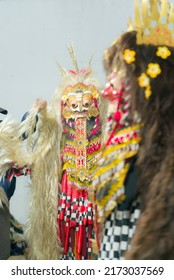 Indonesian Face Masks. Performing Arts Called Reog. Indonesian Art