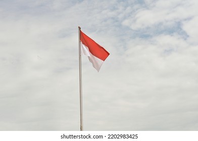 Indonesian Flag Beautifull Sky Stock Photo 2202983425 | Shutterstock