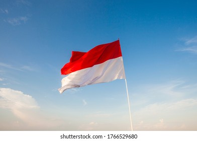 Indonesian Flag, The Red and white Flag, national symbol of Indonesia. - Shutterstock ID 1766529680