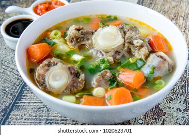 Indonesian Food Sop Buntut / Oxtail Clear Soup 