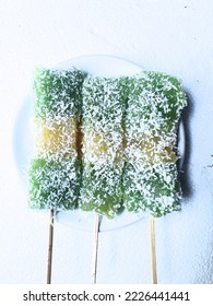 Indonesian Snacks Made From Cassava Dough Which Is Given Food Coloring