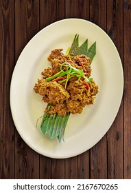 Indonesian Traditional Food Rendang Padang Sumatera