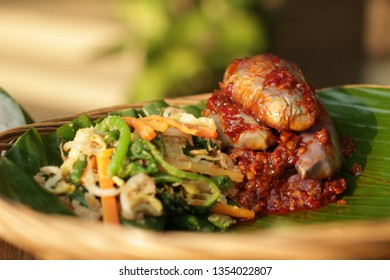 Indonesian Traditional Food Terong Balado Dan Stock Photo 1354022807 ...