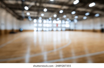 Indoor basketball court of the school - Powered by Shutterstock