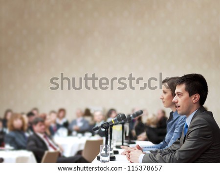 Similar – Image, Stock Photo International Congress Centre and Radio Tower